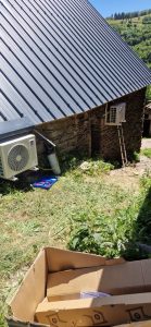 Pose de 2 climatisations 2,5kw Gree en Lozère (Le Bleymard)